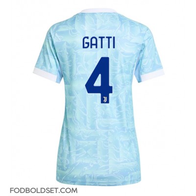 Juventus Federico Gatti #4 Udebanetrøje Dame 2025-26 Kortærmet Juventus Federico Gatti #4 Udebanetrøje Dame 2025-26 Kortærmet